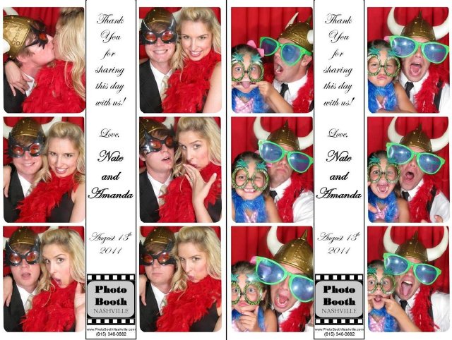 photo booth nashville, photo strips, belle meade plantation, wedding